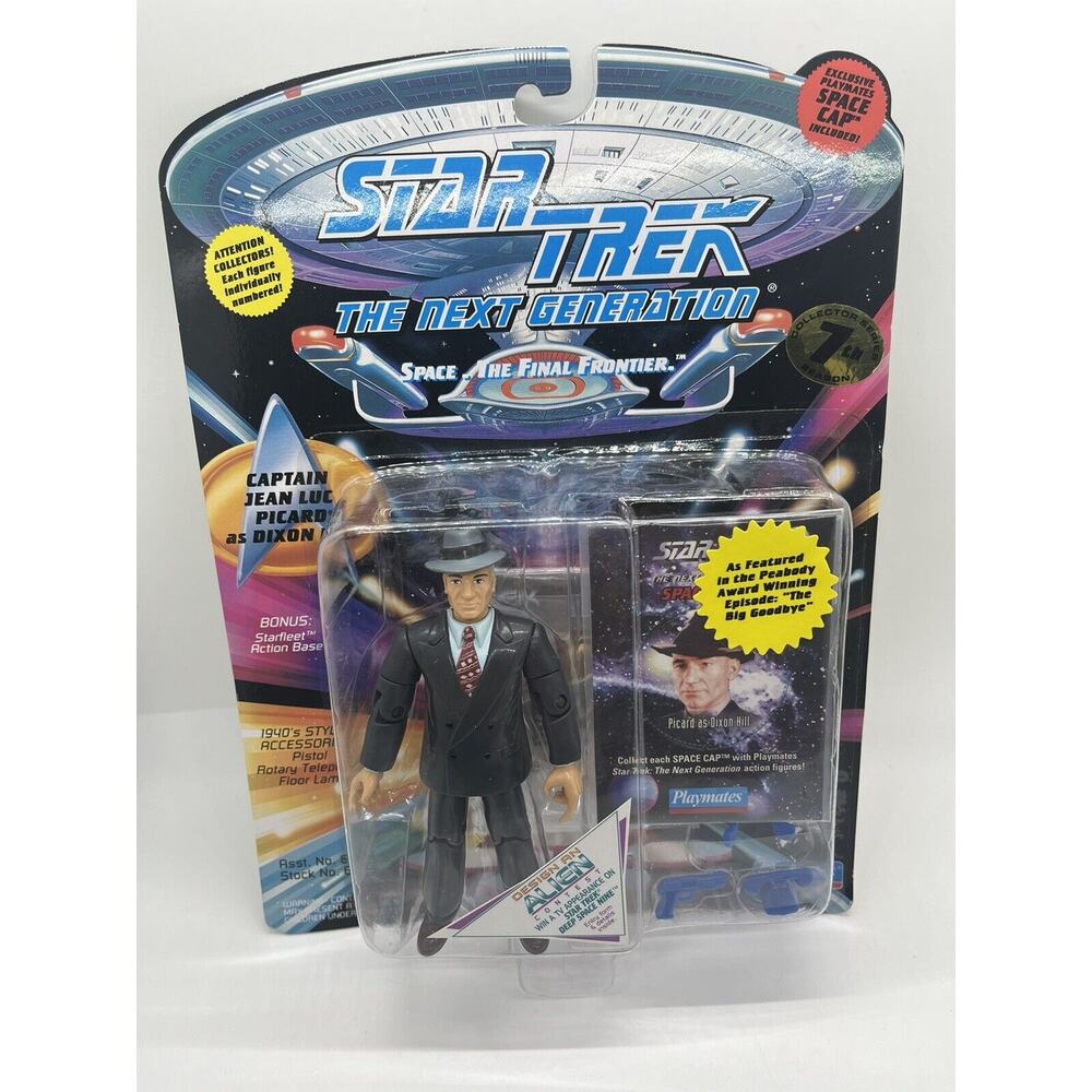Playmates Star Trek Jean Luc Picard Dixon Hill
